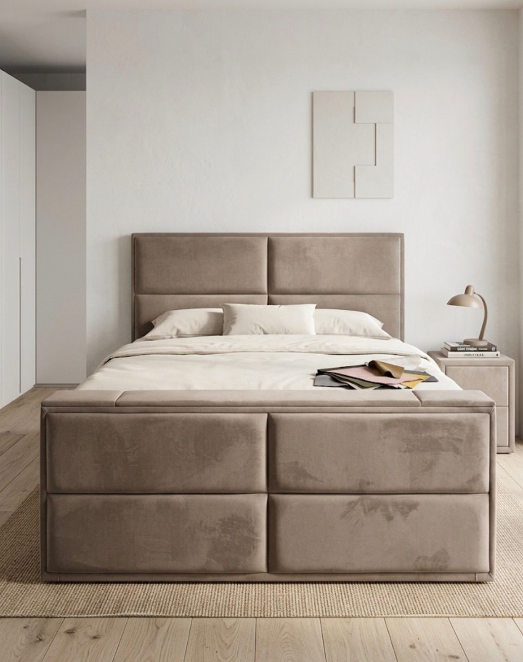 Boxspring met TV lift